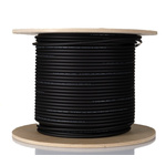 RS PRO OM3 Multi Mode OM3 Fibre Optic Cable, Black, 200m