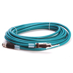 Rockwell Automation Cat5e Straight M12 to Straight RJ45 Ethernet Cable, Foil, Green, 5m