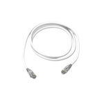 Amphenol Industrial Cat6 RJ45 to RJ45 Ethernet Cable, Unshielded, White, 10m