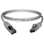 CAE Cat6 RJ45 to RJ45 Ethernet Cable, F/UTP, Grey, 10m, Fire Resistant