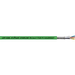 Lapp Cat5 Ethernet Cable, Tinned Copper Braid, Green, 100m