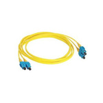 Molex Premise Networks LC to SC Duplex Single Mode OS1 Fibre Optic Cable, 9/125μm, Yellow, 2m