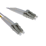 RS PRO LC to LC Duplex Multi Mode OM2 Fibre Optic Cable, 50/125μm, Orange, 10m