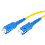 RS PRO SC to SC Simplex Single Mode OS1 Fibre Optic Cable, 9/125μm, Yellow, 3m