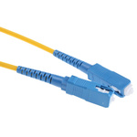 RS PRO SC to SC Simplex Single Mode OS2 Fibre Optic Cable, 9/125μm, Yellow, 2m