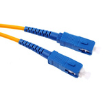 RS PRO SC to SC Simplex Single Mode OS1 Fibre Optic Cable, 9/125μm, Yellow, 1m