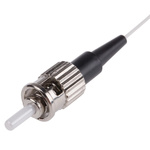 RS PRO ST to Unterminated Simplex Multi Mode OM2 Fibre Optic Cable, 50/125μm, Orange/White, 1m