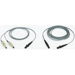 TE Connectivity MT-RJ to MT-RJ Duplex Multi Mode OM1 Fibre Optic Cable, 62.5/125μm, Grey, 2m
