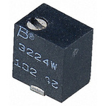 100Ω, SMD Trimmer Potentiometer 0.25W Top Adjust Bourns, 3224