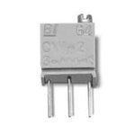 1kΩ, Through Hole Trimmer Potentiometer 0.25 W @ 85 °C Side Adjust TT Electronics/BI, 64