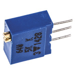 Vishay 64W Series 19 (Electrical), 22 (Mechanical)-Turn Through Hole Trimmer Resistor with Pin Terminations, 5kΩ ±10%