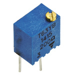 200Ω, Through Hole Trimmer Potentiometer 0.25W Top Adjust Vishay, T63