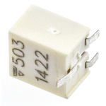 50kΩ, SMD Trimmer Potentiometer 0.25W Top Adjust Vishay, TSM4