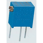 10kΩ, Through Hole Trimmer Potentiometer 0.25W Side Adjust Bourns, 3266