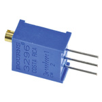 1kΩ, Through Hole Trimmer Potentiometer 0.5W Top Adjust Bourns, 3296