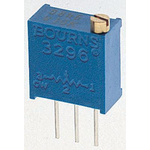 250kΩ, Through Hole Trimmer Potentiometer 0.5W Top Adjust Bourns, 3296