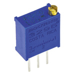 500Ω, Through Hole Trimmer Potentiometer 0.5W Top Adjust Bourns, 3296