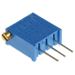 50kΩ, Through Hole Trimmer Potentiometer 0.5W Side Adjust Bourns, 3296