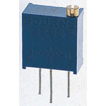 2MΩ, Through Hole Trimmer Potentiometer 0.5W Top Adjust Bourns, 3296