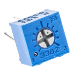 10kΩ, Through Hole Trimmer Potentiometer 0.5W Top Adjust Bourns, 3362