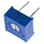 100kΩ, Through Hole Trimmer Potentiometer 0.5W Top Adjust Bourns, 3386