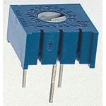 1MΩ, Through Hole Trimmer Potentiometer 0.5W Top Adjust Bourns, 3386
