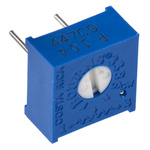 100kΩ, Through Hole Trimmer Potentiometer 0.5W Top Adjust Bourns, 3386