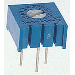 200Ω, Through Hole Trimmer Potentiometer 0.5W Top Adjust Bourns, 3386