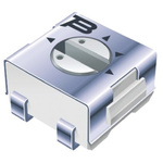 500Ω, SMD Trimmer Potentiometer 0.25W Top Adjust Bourns, 3314