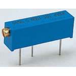 10Ω, Through Hole Trimmer Potentiometer 0.75W Side Adjust Bourns, 3006
