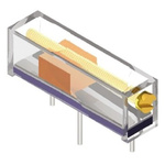 200Ω, Through Hole Trimmer Potentiometer 0.75W Side Adjust Bourns, 3006