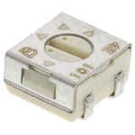 100Ω, SMD Trimmer Potentiometer 0.25W Top Adjust Bourns, 3314
