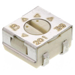 200Ω, SMD Trimmer Potentiometer 0.25W Top Adjust Bourns, 3314