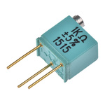 1kΩ, Through Hole Trimmer Potentiometer 0.25W Top Adjust Vishay Foil Resistors, 1240