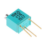 10kΩ, Through Hole Trimmer Potentiometer 0.25W Top Adjust Vishay Foil Resistors, 1240