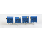 5kΩ, Through Hole Trimmer Potentiometer 0.5W Top Adjust Vishay, T93