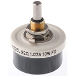 Vishay 25W 22Ω Wirewound Rheostat, RT025AS22R0KB
