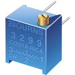 50Ω, Through Hole Trimmer Potentiometer 0.5W Side Adjust Bourns, 3299