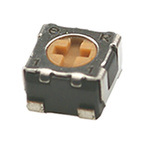 10kΩ, SMD Trimmer Potentiometer 0.125W Top Adjust Nidec Components, ST-32