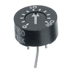 100kΩ, Through Hole Trimmer Potentiometer 1W Top Adjust TT Electronics/BI, 93