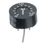 1kΩ, Through Hole Trimmer Potentiometer 1W Top Adjust TT Electronics/BI, 93