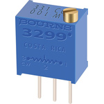 100kΩ, Through Hole Trimmer Potentiometer 0.5W Top Adjust Bourns, 3299