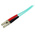 Startech LC to LC Duplex Multi Mode OM3 Fibre Optic Cable, 50/125μm, Aqua, 2m