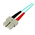 StarTech.com LC to SC Duplex Multi Mode OM3 Fibre Optic Cable, 50/125μm, Aqua, 2m