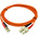 Startech LC to SC Duplex Multi Mode OM2 Fibre Optic Cable, 50/125μm, Orange, 2m