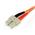Startech LC to SC Duplex Multi Mode OM1 Fibre Optic Cable, 62.5/125μm, Orange, 3m
