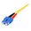 StarTech.com LC to SC Duplex Single Mode OS1 Fibre Optic Cable, 9/125μm, Yellow, 7m