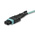 StarTech.com MPO to MPO Multi Mode OM3 Fibre Optic Cable, 50/125μm, Aqua, 5m