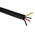 RS PRO 4 Core 28 AWG Telephone Cable, 7/0.127 mm, Black Sheath, 100m