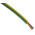 RS PRO Green/Yellow 6 mm² Hook Up Wire, 10 AWG, 78/0.295mm, 100m, PVC Insulation